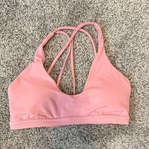 Lululemon Pink Sports Bra size 6